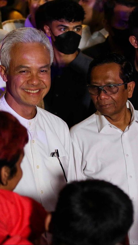 FOTO: Momen Kompak Ganjar dan Mahfud MD Hadiri Acara Deklarasi Dukungan di Gedung Arsip Nasional