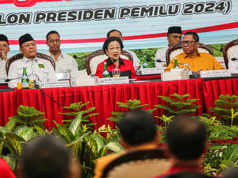 Iring-iringan Pasangan Anies-Cak Imin Lewat Depan Rumah Megawati Menuju KPU, Ada Teriakan 'AMIN Presiden'