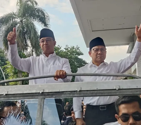 Suara Anies Bergetar Menahan Tangis saat Pidato Jelang Mendaftar ke KPU