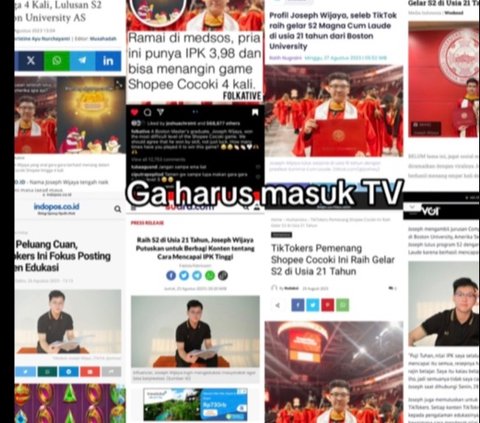 Viral Pria Bagikan Capaian Prestasi yang Sudah Diraih, Warganet Malah Salah Fokus dengan Ini