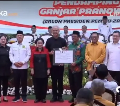 Ganjar-Mahfud Daftar ke KPU, Megawati: Keduanya Gelorakan Harapan Baru