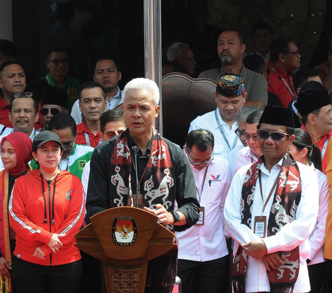 Ganjar-Mahfud Batal Naik Mobil Dinas Soekarno Saat ke KPU, Ini Penyebabnya