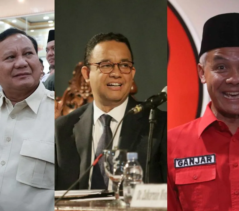 Survei LSI: Elektabilitas Prabowo Ungguli Ganjar dan Anies