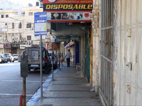 FOTO: Suasana Wilayah Tepi Barat di Palestina Sepi Bak Kota Mati, Ini Penyebabnya!