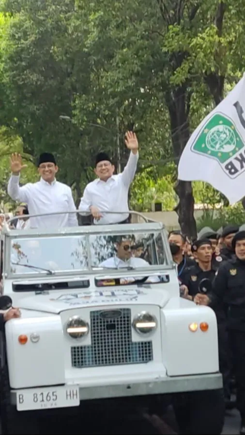 Mobil Land Rover Ditumpangi Anies-Cak Imin ke KPU Ternyata Belum Bayar Pajak, Begini Penjelasan NasDem<br>