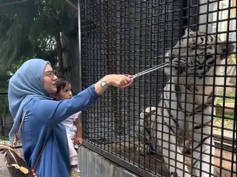 Meskipun Suami Telah Bebas, Irish Bella Ajak Anak Ke Kebun Binatang Tanpa Ammar Zoni