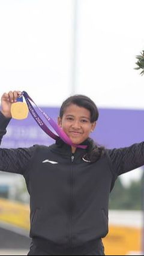 Sumbang Medali Emas ke Empat di Asian Games, Ini Sosok Amellya Nur Sifa Atlet BMX Muda Indonesia<br>