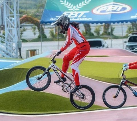 Sumbang Medali Emas Keempat di Asian Games, Ini Sosok Amellya Nur Sifa Atlet BMX Muda Indonesia