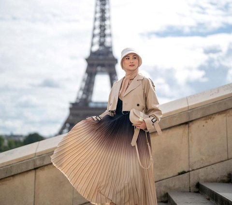 Indah Nada Puspita Looks Chic with Parisian Look