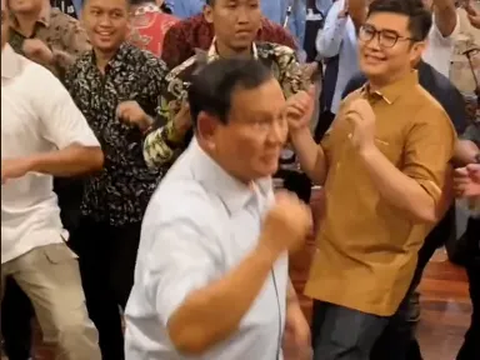 Viral Video of Prabowo's 72nd Birthday Party, Joget Dance Style Becomes the Highlight