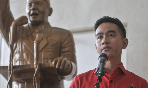 Potret Ratusan Warga Bali Deklarasi Dukung Gibran Maju Pilpres 2024