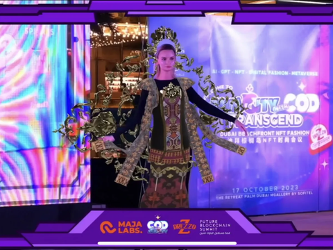 AR Fashion Karya Anak Bangsa Mejeng di Dubai, Tampilkan Kain 3D Endek & Songket Bali