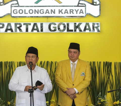 Usai Golkar Deklarasi Gibran Cawapres, Prabowo dan Airlangga Temui Jokowi di Istana
