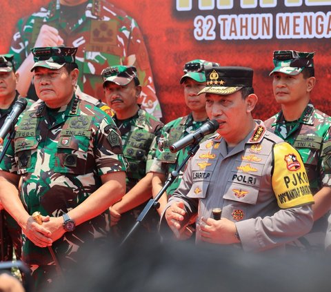 Tegas, Panglima TNI dan Kapolri Kompak beri Arahan Agar Pemilu 2024 Aman dan Damai