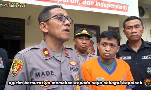 Momen Pelaku Curanmor Lakukan Akad Nikah di Polsek Sukolilo Surabaya, Tak Kuasa Tahan Tangis