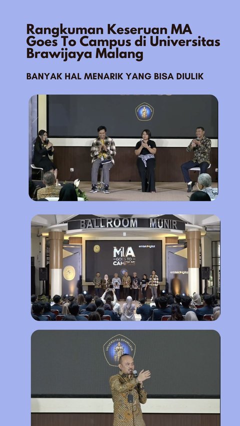 Summary of the Excitement of MA Goes To Campus at Brawijaya University Malang, Many Interesting Things to Explore