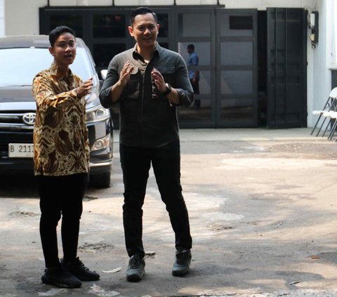 FOTO: Gibran dan AHY Kompak Bungkam Usai Gelar Pertemuan Tertutup