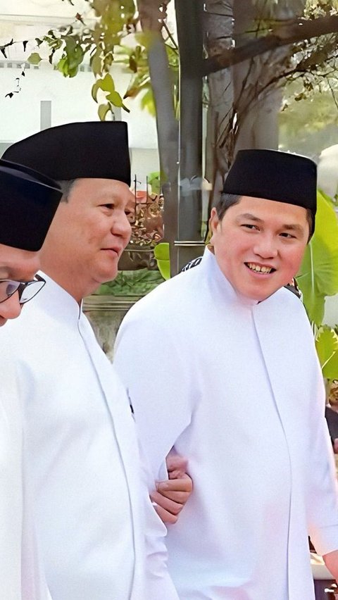 Erick Thohir Uploads Photo of Prabowo and Zulhas, Writes Caption 