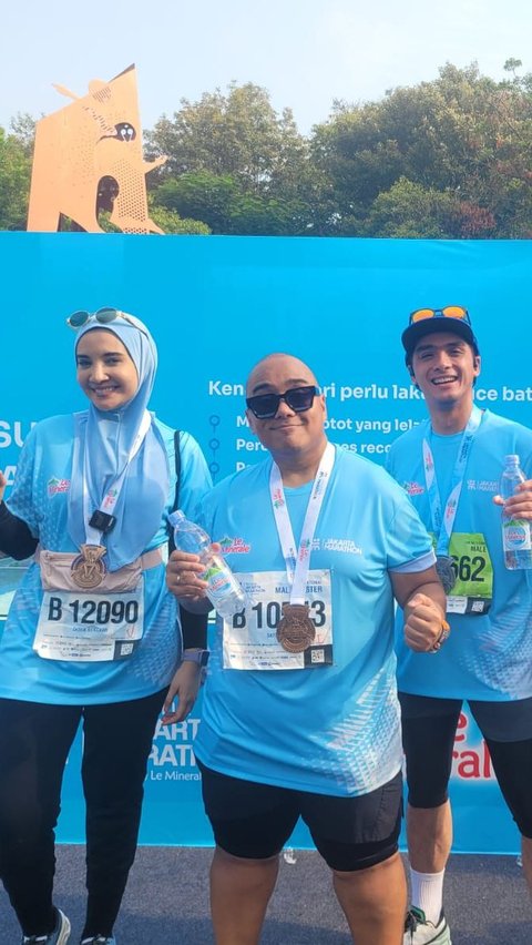 Sederet Selebriti Indonesia Rasakan Kesegaran yang Berbeda di Ajang Jakarta Marathon 2023