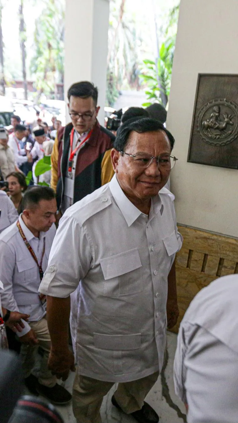 FOTO: Hadiri Rapimnas Partai Gerindra, Prabowo Subianto Bulatkan Dukungan untuk Menangkan Dirinya dan Gibran di Pilpres 2024