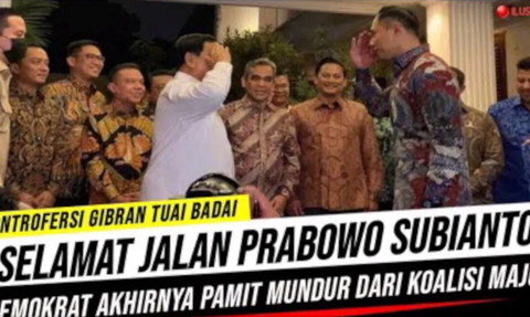 CEK FAKTA: Hoaks Video Demokrat Keluar dari Koalisi Prabowo Subianto