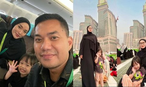 Potret Sirajuddin Ajak Zaskia Gotik dan Keluarga Umrah Di Tengah Kabar Bangkrut