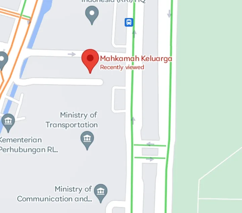 Viral Alamat Gedung MK Berubah jadi Mahkamah Keluarga di Google Maps