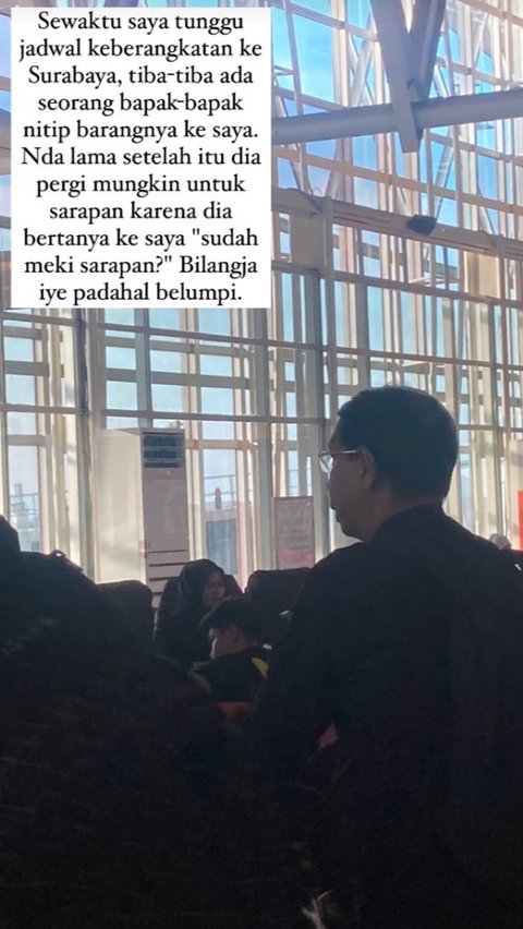 Perempuan Ini Kaget saat Diberi Uang Pria Tak Dikenal di Bandara, Ternyata Ini Sosoknya