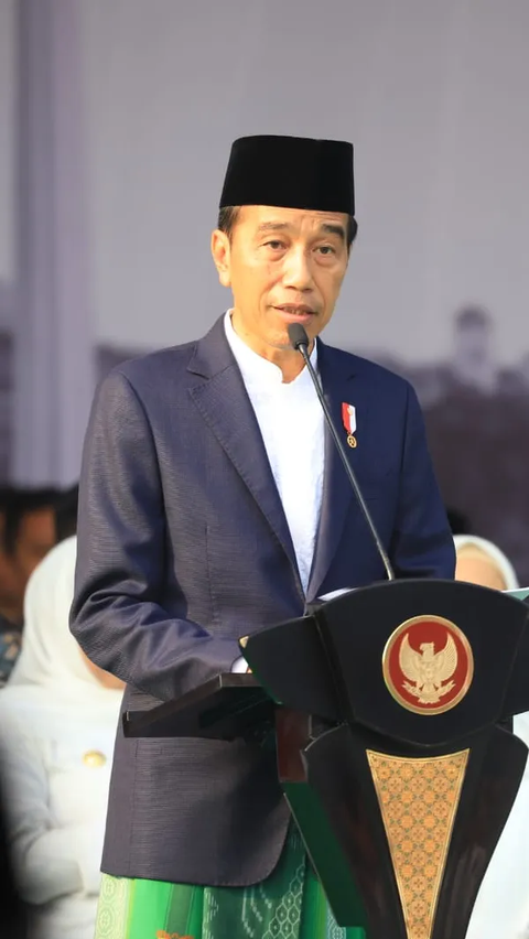 Ekspresi Jokowi Jawab Tudingan Dinasti Politik Usai Gibran Bakal Jadi Cawapres