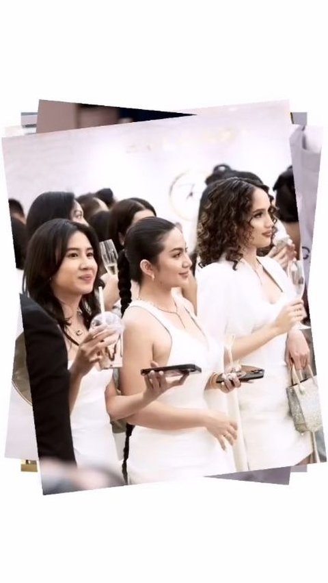 Cantiknya Ariel Tatum Pakai Dress Putih dengan Rambut Dikepang, Ini Foto-fotonya