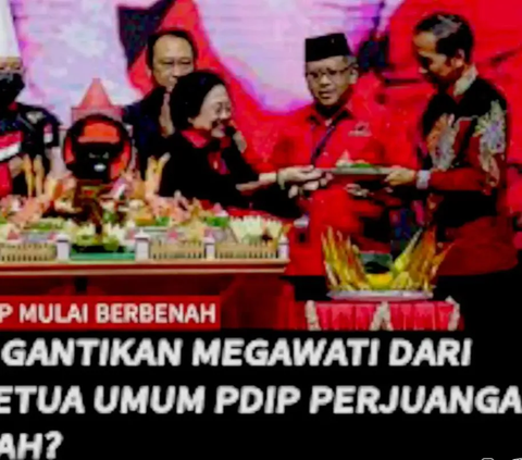 CEK FAKTA: Hoaks Jokowi Gantikan Megawati sebagai Ketum PDIP