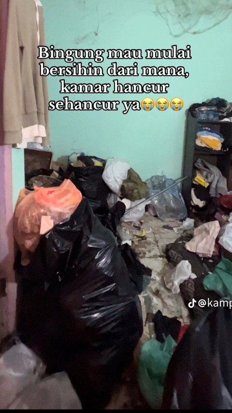 Viral Kamar Kos Ditinggal Penuh Sampah hingga Botol Bekas Berisi Urin, Diduga Alami Hoarding Disorder