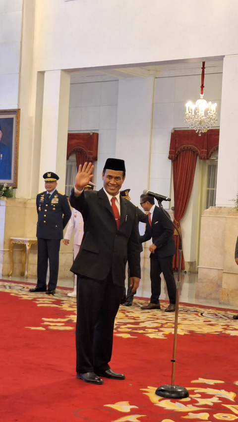 <br>Dilantik Jokowi, Amran Sulaiman Kembali Jabat Menteri Pertanian