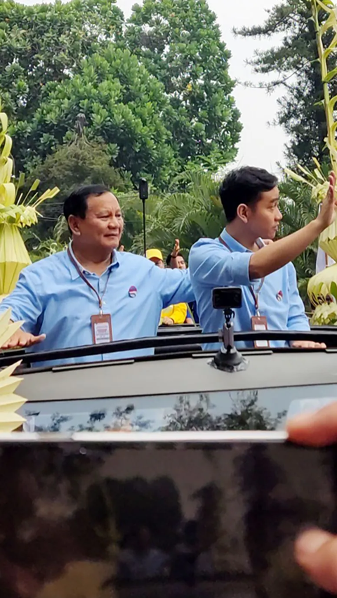 Gaya Prabowo-Gibran Daftar Pilpres 2024: Naik Rantis Maung, Diarak Ondel-Ondel dan Tabuhan Rebana