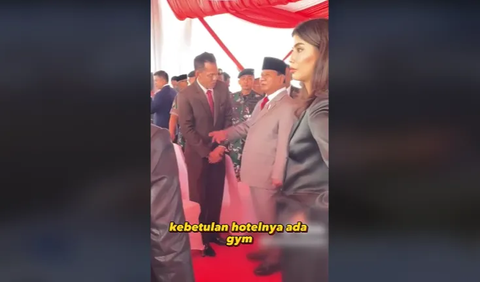 Ia pun memutuskan untuk pergi ke tempat gym yang tersedia di dalam hotel. Sungguh mengejutkan, Deddy melihat ajudan Prabowo ketika membuka pintu gym.