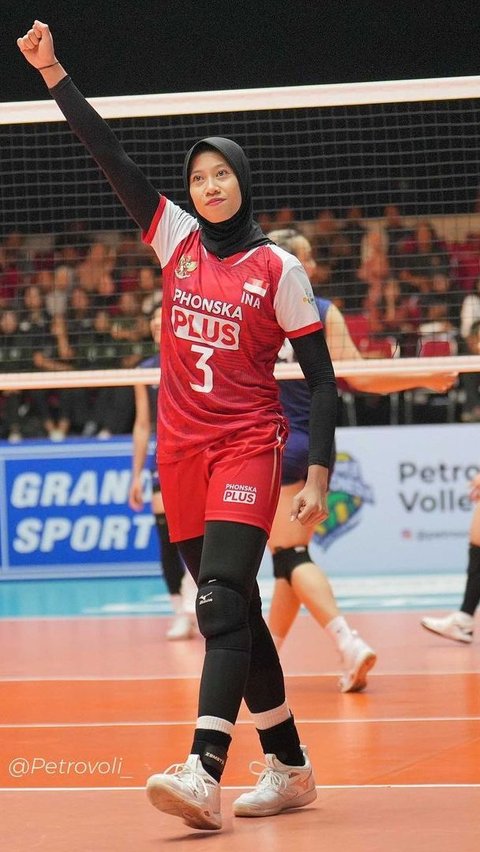 Portrait of Megawati Hangestri, an Indonesian volleyball player who received the MVP in the Korean Volleyball League. Simple but very aesthetic.