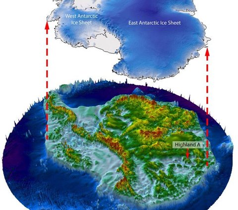 Ilmuwan Temukan Dunia Kuno Berusia 14 Juta Tahun di Bawah Lapisan Es Antartika, Ada Lembah dan Bukit