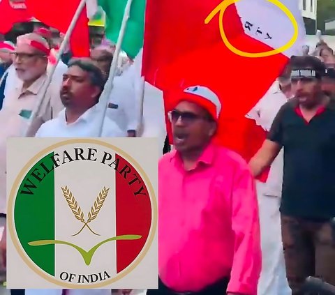 Facts of Viral Action Thousands of Indian Citizens Take to the Streets to Support Palestine But Bring the Wrong Italian Flag