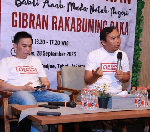 Relawan Puji Pidato Perdana Gibran sebagai Cawapres: Peduli Isu Anak Muda