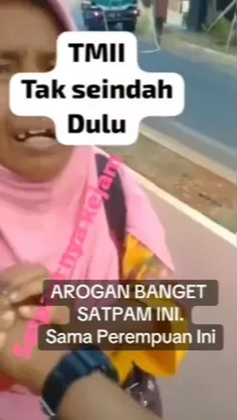 Viral Video Satpam TMII Usir dan Maki Ibu Pedagang hingga Menangis, Berujung Minta Maaf dan Dipecat