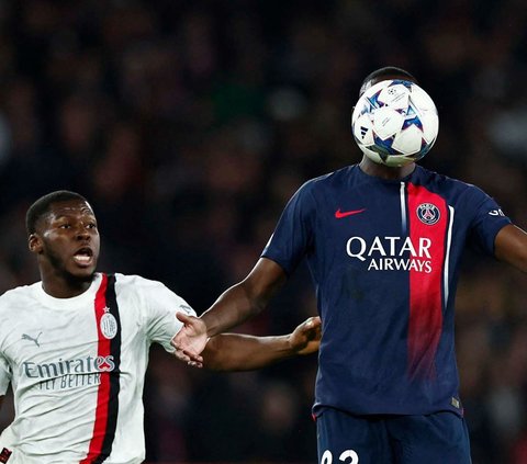 FOTO: Menggila, PSG Bantai AC Milan 3-0 di Liga Champions