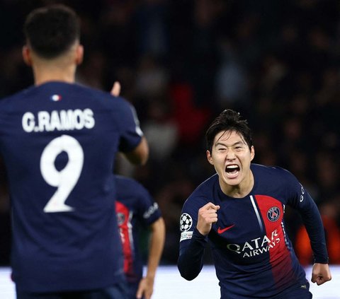 FOTO: Menggila, PSG Bantai AC Milan 3-0 di Liga Champions