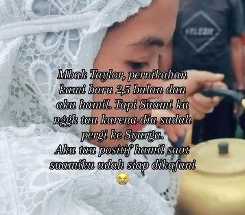 Kisah Sedih Wanita yang Baru Tahu Dirinya Hamil saat Suaminya Dibalut Kain Kafan, Penuh Haru