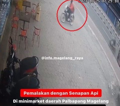 Viral Aksi Perampokan Minimarket di Magelang, Pelaku Bawa Senpi Bawa Kabur Sebungkus Cokelat