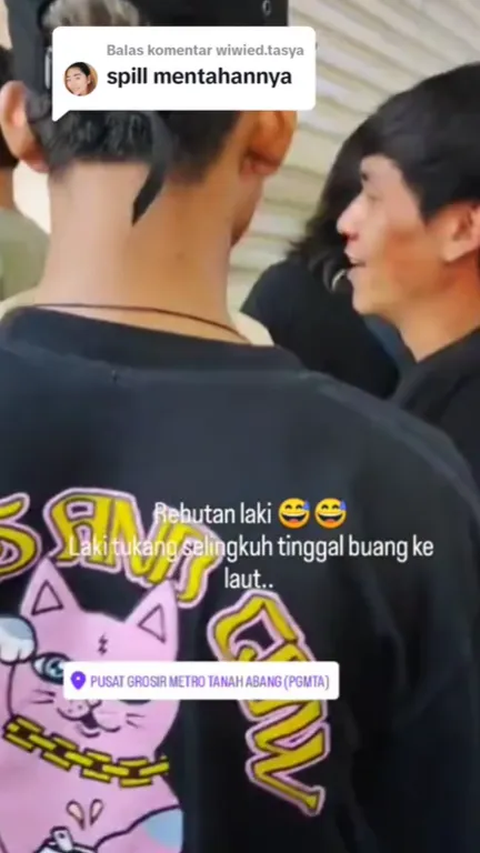 Tanah Abang Rame Lagi! Bukan karena Pembeli, Kali Ini Gegara Viral Video Istri Sah Labrak Selingkuhan Suami