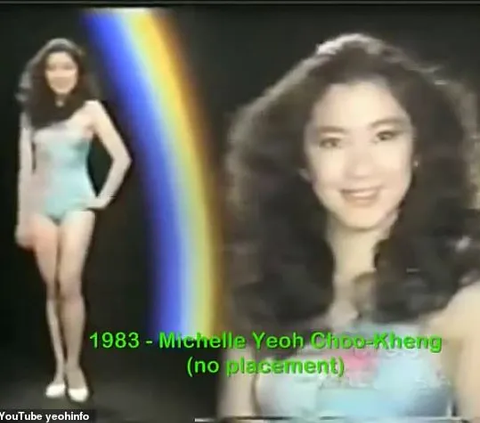 2. Setelah menjadi Miss Malaysia, Michelle Yeoh mewakili negaranya di ajang Miss World yang diselenggarakan di London pada November 1983.