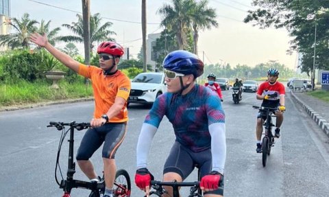 Momen Saat Brigjen Pol Sabilul Alif Gowes, Sempatkan Olahraga Saat Senggang