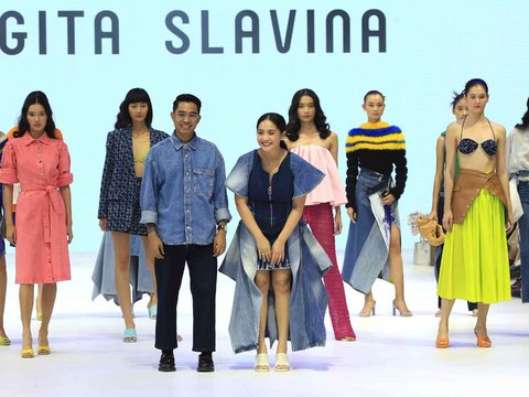 Potret Koleksi Busana Stylish Lini Nagita Slavina dari Daur Ulang Denim