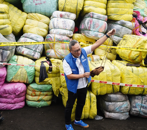 Pemerintah Sita Barang Impor Ilegal Senilai Rp50 Miliar, Ada Baju Bekas Hingga Mainan Anak