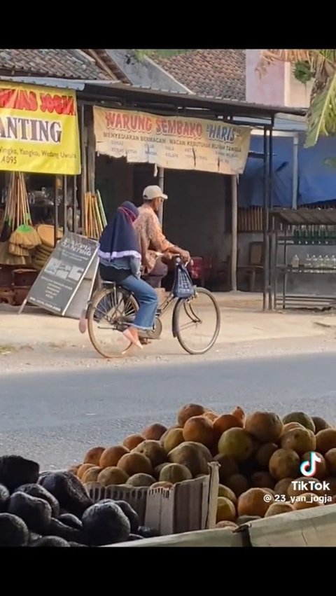 Viral Momen Anak Perempuan Dibonceng Ayahnya Naik Sepeda, Bikin Nostalgia Warganet